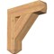 Ekena Millwork Traditional Craftsman Smooth Bracket, Western Red Cedar, 5 1/2"W x 24"D x 24"H BKT06X24X24TRA04SWR - alternate 1